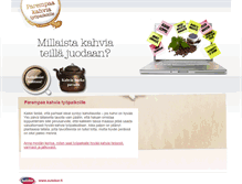 Tablet Screenshot of parempaakahvia.fi